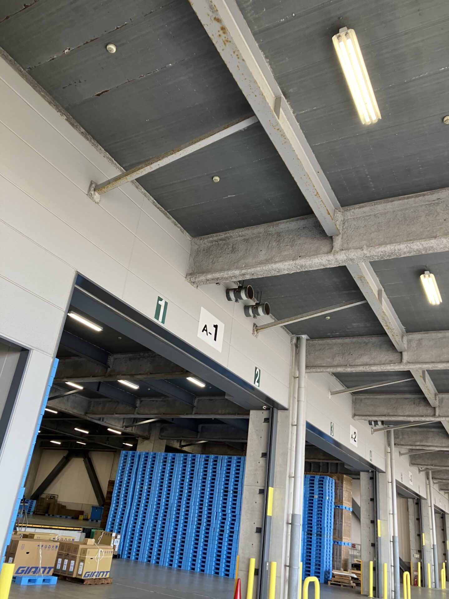 【防錆塗装】沿岸部沿い物流倉庫 施工経過確認