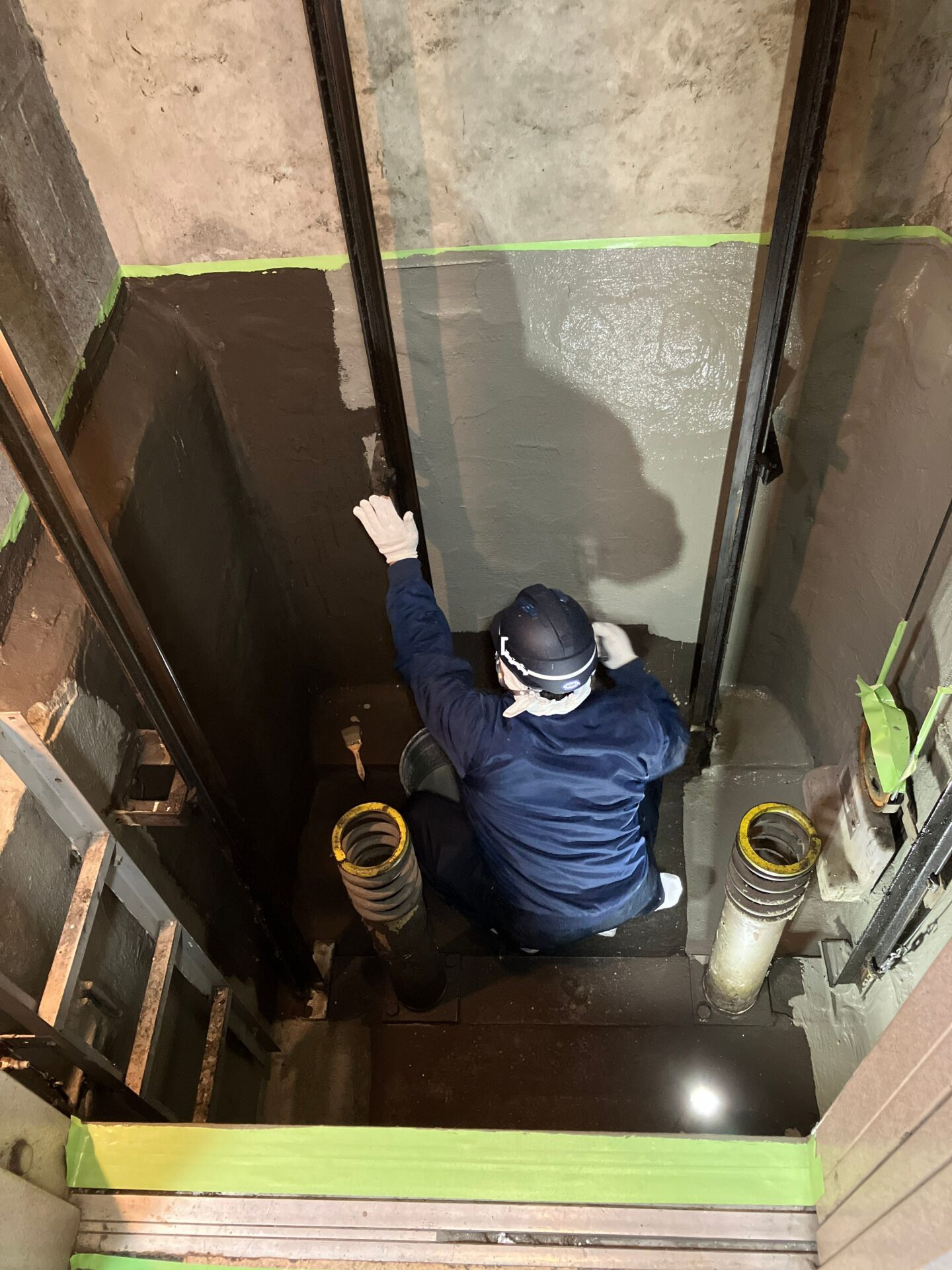 ⑥仕上げトップコート塗布